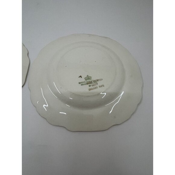 Myott Cherry Ripe Bone China Salad Side Plates x2 English Floral Vintage - Picture 4 of 7